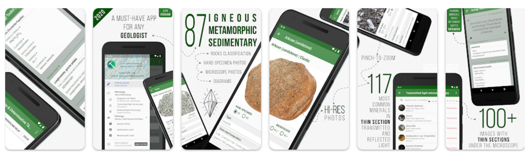 Geology toolkit mobile app